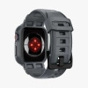 Etui Spigen Rugged Armor Pro na Apple Watch 4 / 5 / 6 / 7 / 8 / 9 / SE (44 / 45 mm) - ciemnoszare