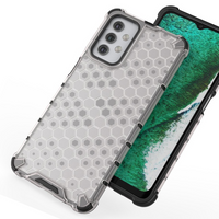 Honeycomb etui pancerny pokrowiec z żelową ramką Samsung Galaxy A32 5G przezroczysty