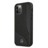 Mercedes MEHCP12LCDOBK iPhone 12 Pro Max 6,7" czarny/black hardcase Leather Perforated Area