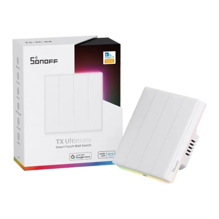 SONOFF TX T5 DOTYKOWY PRZEŁĄCZNIK WIFI DO INTELIGENTNEGO DOMU 4 KANAŁY
