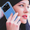 Outer Space Case etui Xiaomi Poco M4 Pro pokrowiec z elastyczną ramką niebieskie