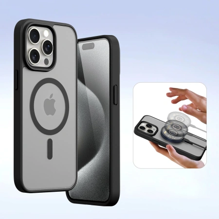 DUX DUCIS ETUI SKÓRZANE DO IPHONE 15 PRO MAX LAWA OCHRONA WYSOKIEJ JAKOŚCI