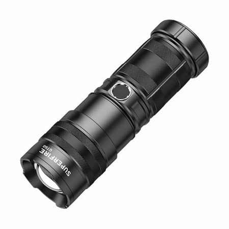 SUPERFIRE LATARKA LED GT60 2600LM DO ROWERU ZASILANIE USB-C WYSOKA JASNOŚĆ
