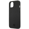 Mercedes MEHCP13MMBLBK iPhone 13 6,1" czarny/black hardcase Leather Meshed Metal Logo
