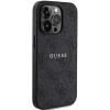 Etui Guess 4G Collection Leather Metal Logo MagSafe na iPhone 14 Pro Max - czarne