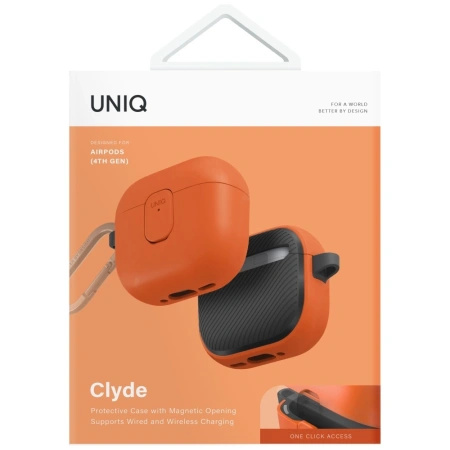 UNIQ ETUI CLYDE LOCK CASE POKROWIEC DO APPLE AIRPODS 4 ODPORNY NA