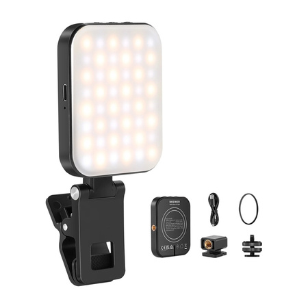 NEEWER LAMPA DO SELFIE BL48B LED MAGNETYCZNA DO TELEFONÓW Z FUNKCJĄ