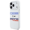 Etui BMW M Silicon Horizontal Line       MagSafe do iPhone 17 Pro biały