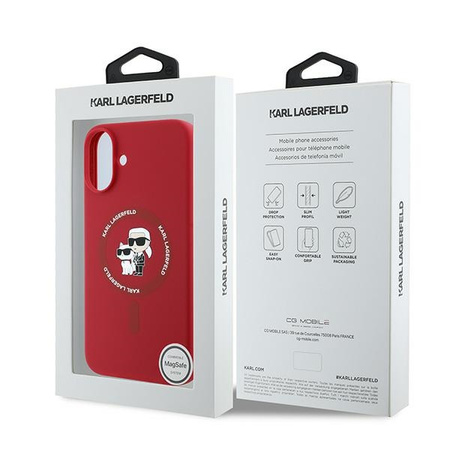 KARL LAGERFELD KLHMP16MSCMKCRHR ETUI DO IPHONE 16 PLUS HARDCASE SILIKON