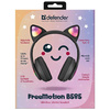 DEFENDER SŁUCHAWKI BLUETOOTH FREEMOTION B585 DO TELEFONÓW Z LED I MIĘKKIM