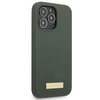 Guess GUHMP13XSPLA iPhone 13 Pro Max 6,7" zielony/khaki hard case Silicone Logo Plate MagSafe