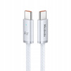 MCDODO KABEL USB-C USB-C SZYBKIE ŁADOWANIE USB TYP C 240W 1M LED CZARNY