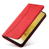 Magnet Fancy Case etui do Samsung Galaxy S22+ (S22 Plus) pokrowiec portfel na karty kartę podstawka czerwony