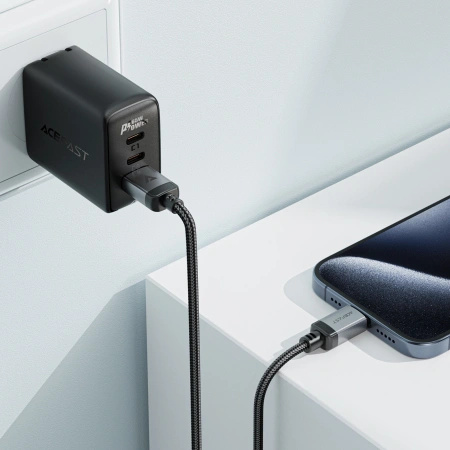 ACEFAST KABEL USB-A DO USB-C 3A 1.2M DO SAMSUNG HUAWEI SZYBKA WYMANA DANYCH