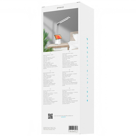 PROOVE LAMPKA LED DO BIURKA LIGHT TOWER 1200MAH 5W Z REGULACJĄ KĄTA ŚWIATŁA