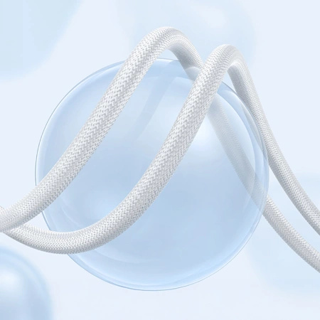 Słuchawki Baseus Encok CZ20 dokanałowe przewodowe USB-C - białe
