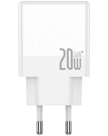 JELLICO ładowarka sieciowa EU57 PD 20W 1xUSB-C + 1xUSB QC3.0 + kabel USB-C - USB-C Biały