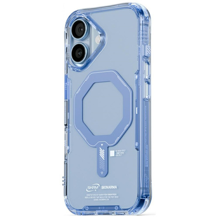 Etui Skinarma Saido do iPhone 17         Magnetic Charging niebieski