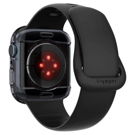 Etui Spigen Ultra Hybrid na Apple Watch 7 / 8 / 9 (41 mm) - przezroczysto szare