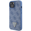 Guess GUHCP15SP4TDSCPB iPhone 15 6.1" niebieski/blue hardcase Crossbody 4G Metal Logo