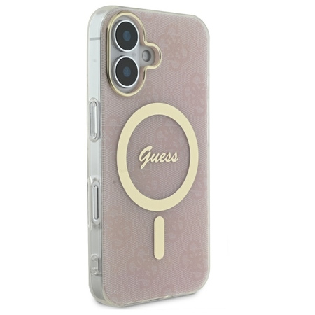 GUESS ETUI CASE HARDCASE IML DO IPHONE 16 PLUS 6.7 DO MAGSAFE 4G RÓŻOWE