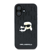 KARL LAGERFELD HARDCASE DO IPHONE 16 6.1 MONOGRAM KARL&CHAOUETTE PIN DESIGN