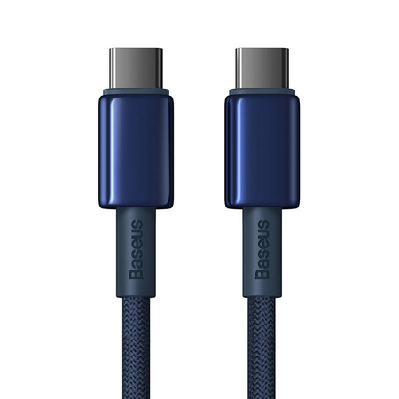 BASEUS KABEL USB-C DO USB-C 100W DO TELEFONÓW 2M DO ŁADOWANIA BŁYSKAWICZNIE