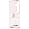 Etui Karl Lagerfeld IML Peekaboo         Choupette MagSafe do Samsung Galaxy S26 różowy