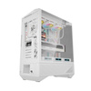 Obudowa komputerowa DARKFLASH DY460 + 4 wentylatory ARGB (biała)