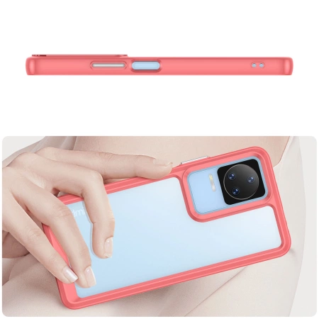 HURTEL CASE DO XIAOMI POCO F4 5G POKROWIEC OUTER SPACE Z ELASTYCZNĄ RAMKĄ
