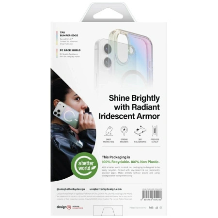 UNIQ ETUI IRIDESCIA CASE POKROWIEC DO IPHONE 17 MAGSAFE MAGCLICK CHARGING