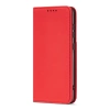 Magnet Card Case etui do Samsung Galaxy A13 5G pokrowiec portfel na karty kartę podstawka czerwony