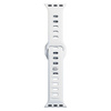 42/44/45/46/49 mm White (big) - 3mk Silicone Watch Strap for Apple