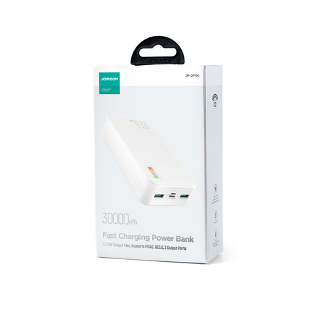 Joyroom powerbank 30000mAh Dazzling Series 22.5W biały (QP196)