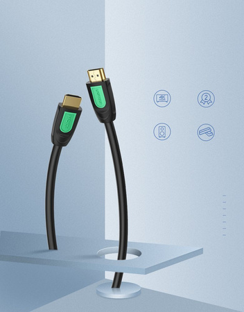 Ugreen kabel przewód HDMI - DVI 4K 60Hz 30AWG 1m czarny (30116)