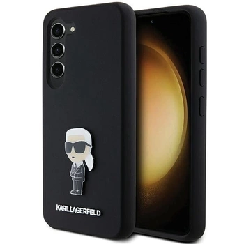 KARL LAGERFELD ETUI SILIKONOWE DO SAMSUNG GALAXY S24 S921 Z METALOWYM PINEM