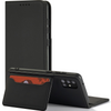 Magnet Card Case etui do Xiaomi Redmi Note 11 pokrowiec portfel na karty kartę podstawka czarny