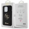 Etui Guess Glitter Script Big 4G na iPhone 15 Pro - czarne