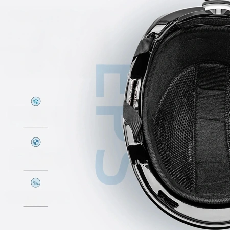 Kask narciarski Qunature 10130003001 z nausznikami snowboard rozmiar L - biały