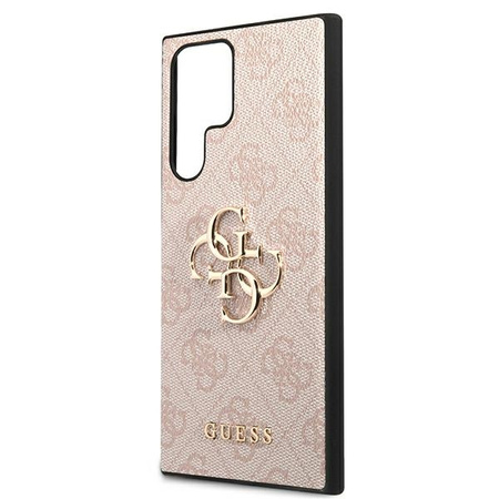 Guess GUHCS22L4GMGPI S908 S22 Ultraróżowy/pink hardcase 4G Big Metal Logo