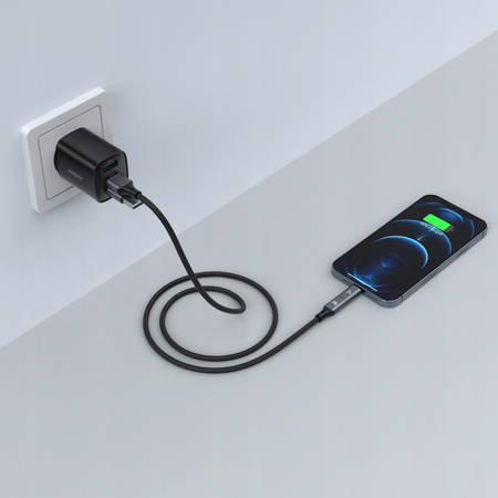 PALPRO KABEL USB-C/USB-A USB-C/LIGHTNING SZYBKIE ŁADOWANIE 240W 1M
