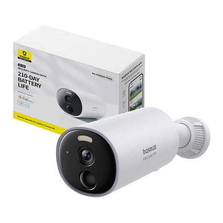 BASEUS KAMERA B1 2K DO MONITORINGU ZEWNĘTRZNEGO Z WODOODPORNOŚCIĄ IP65