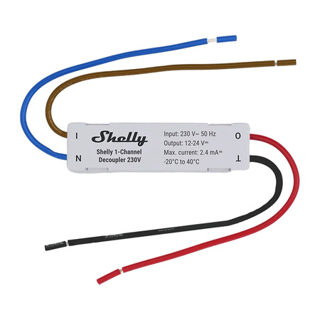 Odsprzęgacz SHELLY Decoupler 230V 1-kanałowy