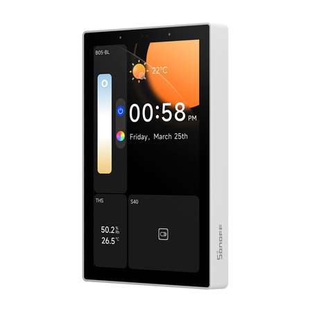 Panel sterowania WiFi/Bluetooth/ZigBee Matter SONOFF NSPanel Pro 120 (biały)