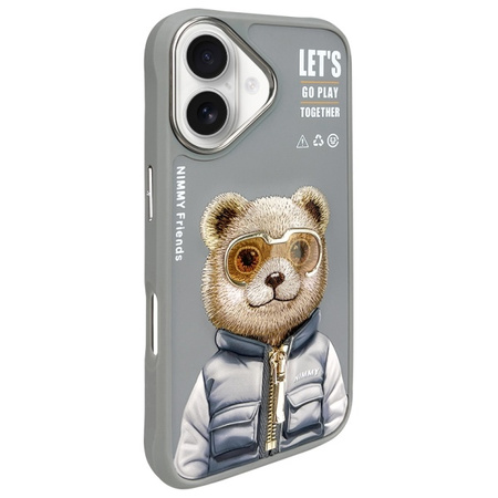 NIMMY ETUI CASE POKROWIEC DO IPHONE 16 6.1 SZARY OCHRONA PRZED ZDERZENIAMI