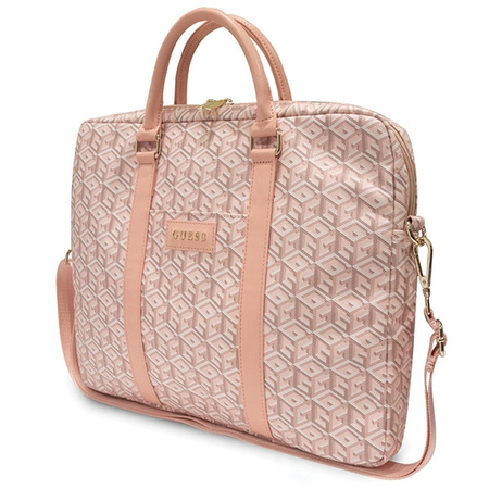Guess Torba GUCB15HGCFSEP 16różowy/pink GCube Stripes