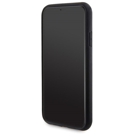 Zestaw Guess GUBPM5N614GEMGK iPhone11 6.1 hardcase + Powerbank 5000mAh MagSafe czarny/black 4G Metal Logo