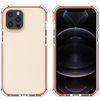 Spring Armor żelowy elastyczny pancerny pokrowiec z kolorową ramką do iPhone 11 Pro Max czerwony
