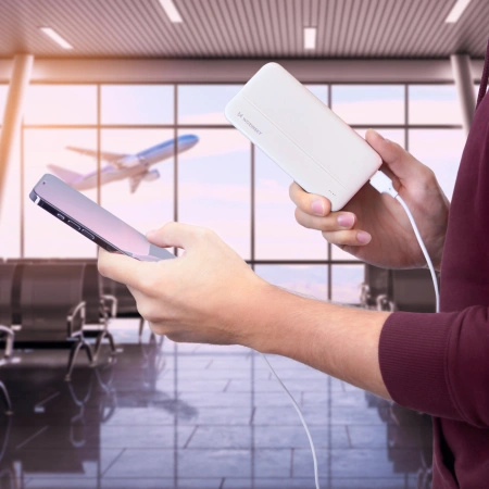 WOZINSKY POWERBANK LI-PO 10000MAH DO TELEFONÓW 2 X USB Z SZYBKIM ŁADOWANIEM