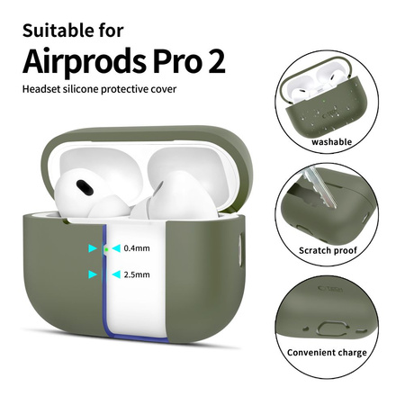 TECH-PROTECT ETUI SILIKONOWE DO AIRPODS PRO 1 2 Z OCHRONĄ WYSOKIEJ JAKOŚCI